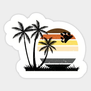 Sunset Bear Pride Sticker